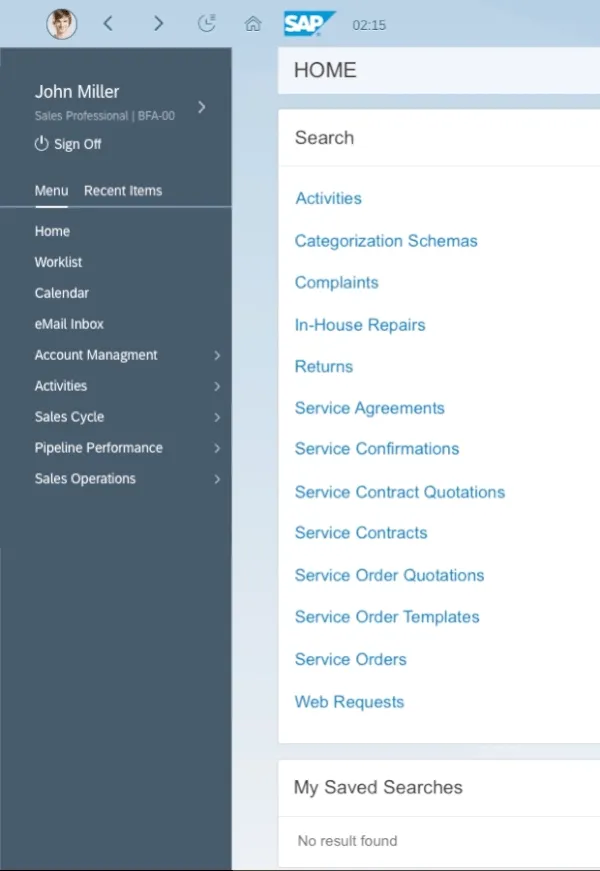 CRM × Fiori 2.0 — image 1